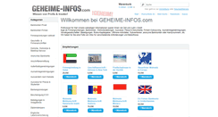 Desktop Screenshot of geheime-infos.com
